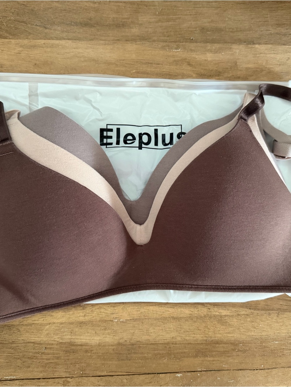 TikTok Women's Lightly Lined Neutral T-Shirt Bra Pack